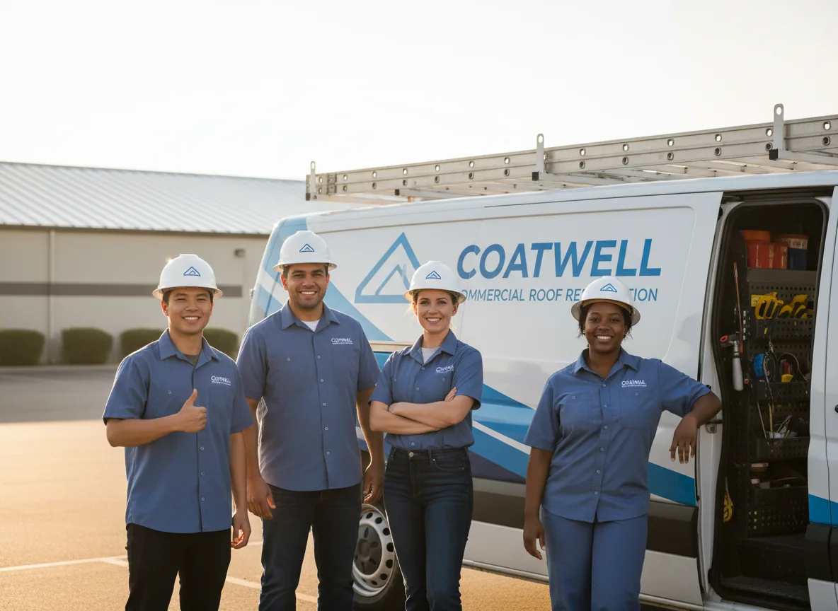 Commercial roof coating company in Sultana, CA